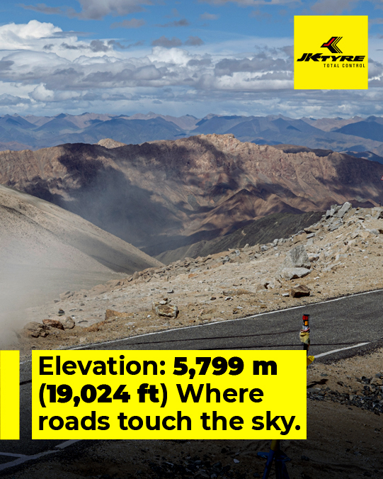 When the worlds highest roads tested limits, JK Tyre Levitas Ultra delivered history, proving that true control knows no alt...