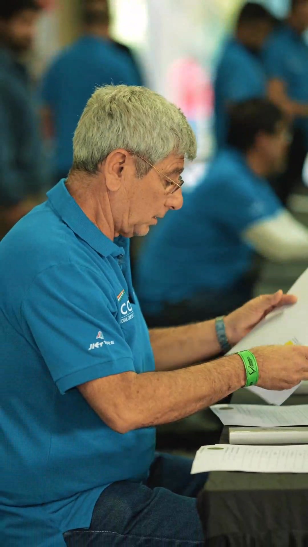 Our jury in action as deliberation intensifies