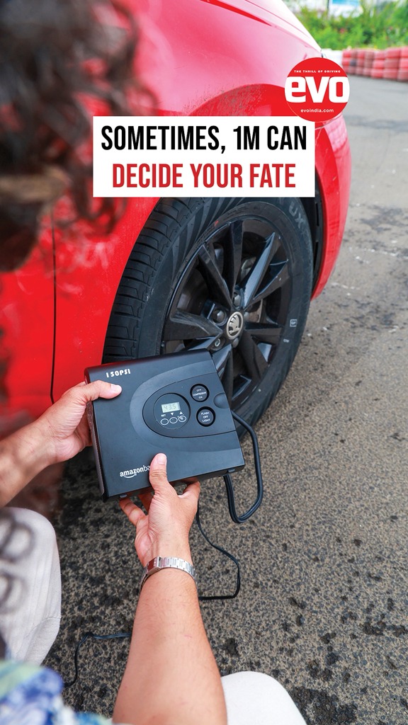 Overinflated tyres affect braking more than you realise