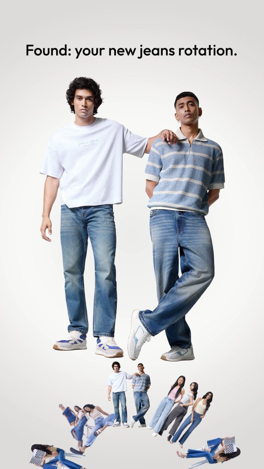 Found Your new jeans rotation These jeans don t just fit, they flip your whole look. It s time to trade up
