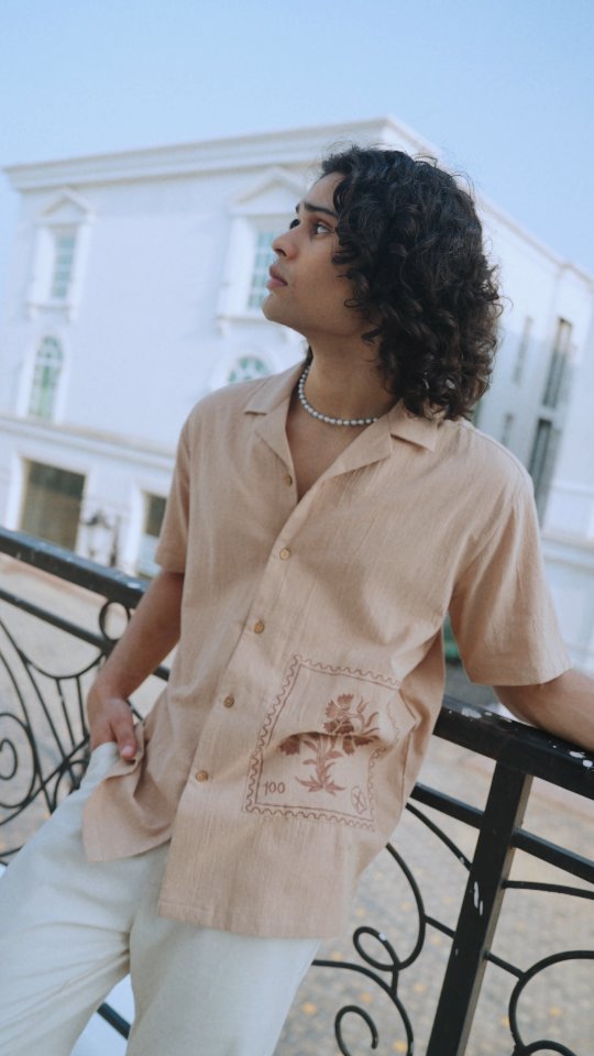 Stayin beige y, not basic Sharp, simple, and ready for anything. Here s linen that works as hard as it chills