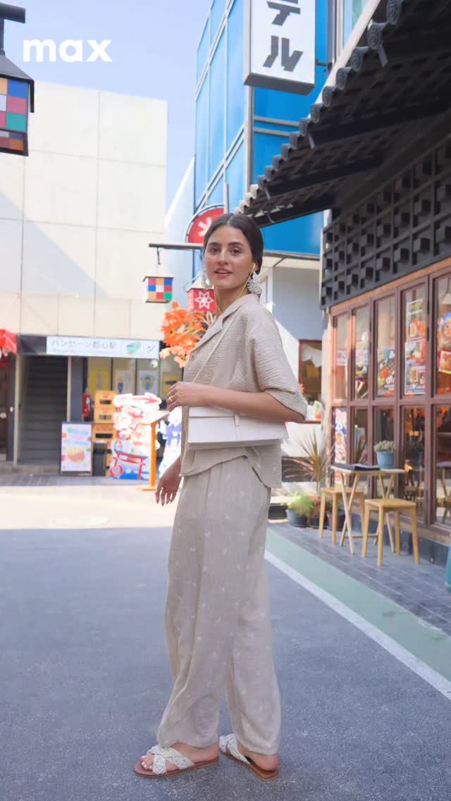 Figured out the cheat code to looking put together it s called a linen co ord set