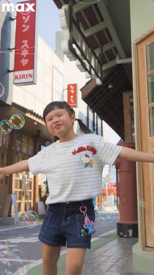 The cutest kids fit A Hello Kitty back print tee with denim shorts, always Shop this adorable Hello Kitty tee denim s...