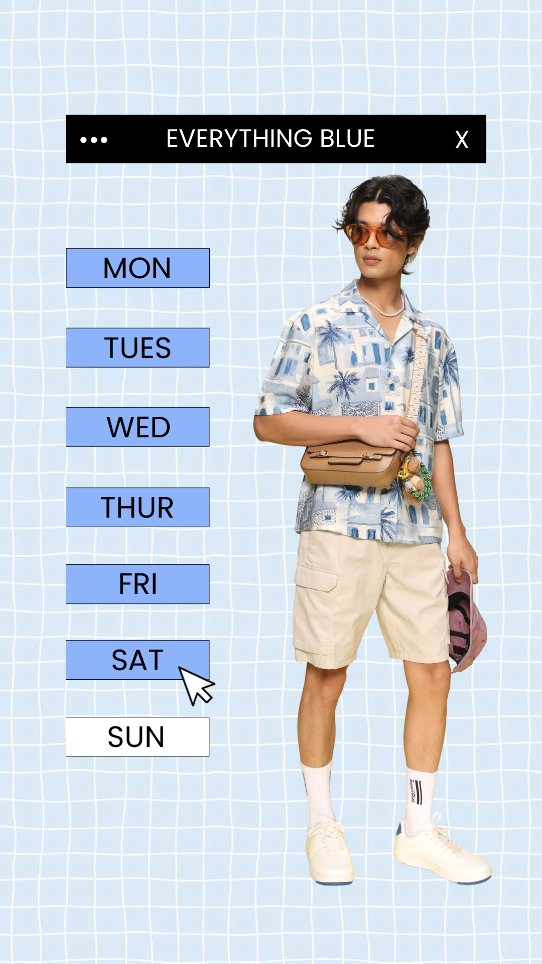 Plot twist your entire wardrobe can be blue and nobody can stop you. The looks are here