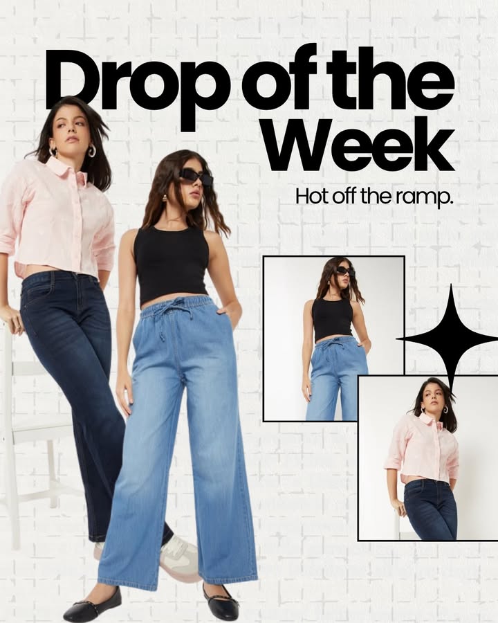 Your jeans called. They want to be replaced. Its giving DROP OF THE WEEK and your cart is already waiting