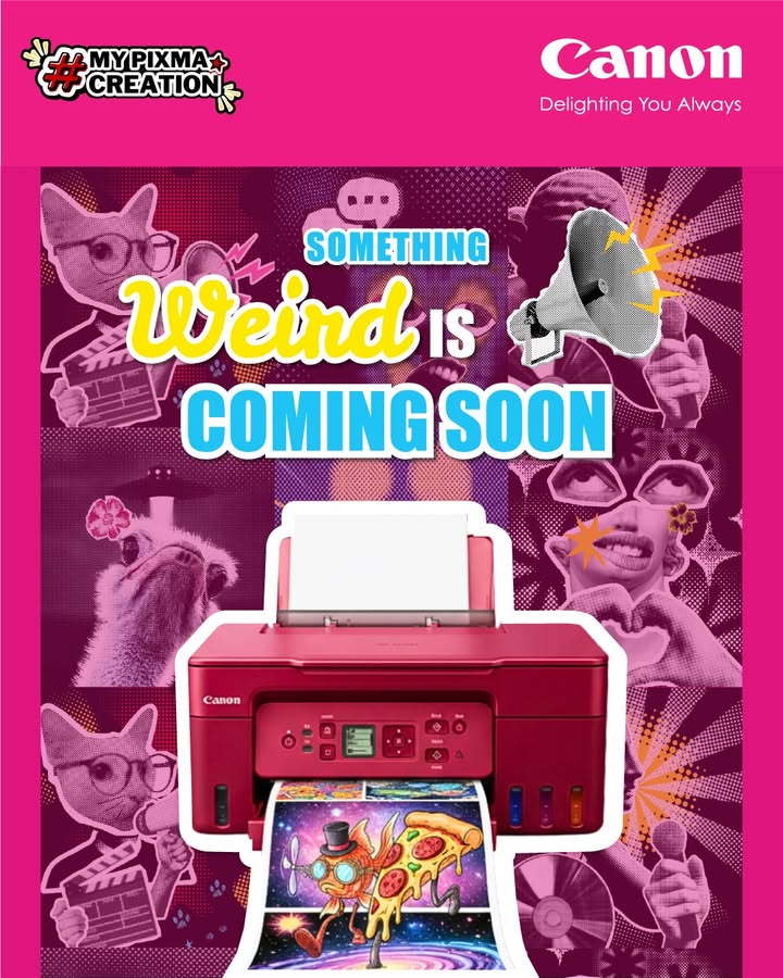 Canon Printers is here with a super exciting super weird surprise for yall