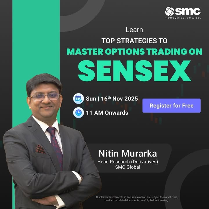  Join Us for a Free Webinar to Learn Top Strategies to Master Options Trading on Sensex Date Time...