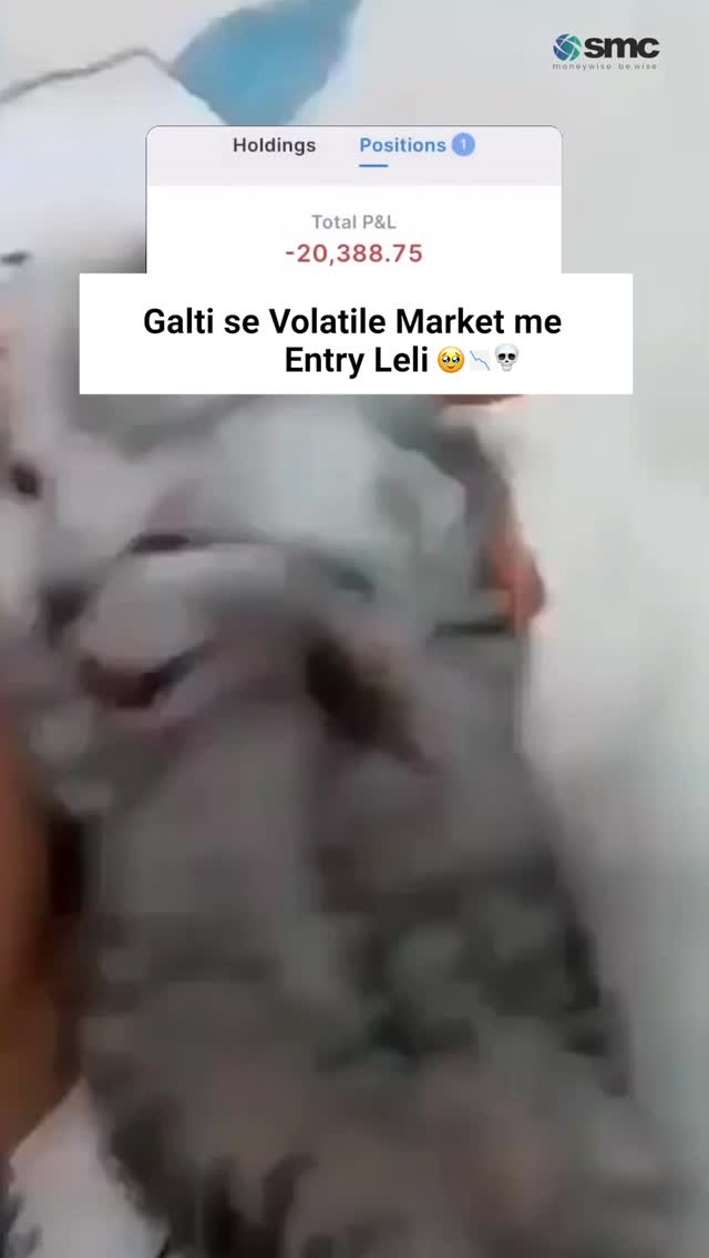 Invested for wealth, got emotional damage instead StockMarketIndia InvestingMeme MarketVolatility RetailInvestorLi...