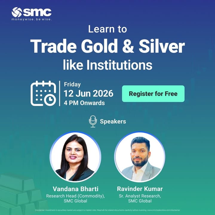  Join Us for a Free Webinar to Learn to Trade Gold Silver like Institutions Date Time 12th June...
