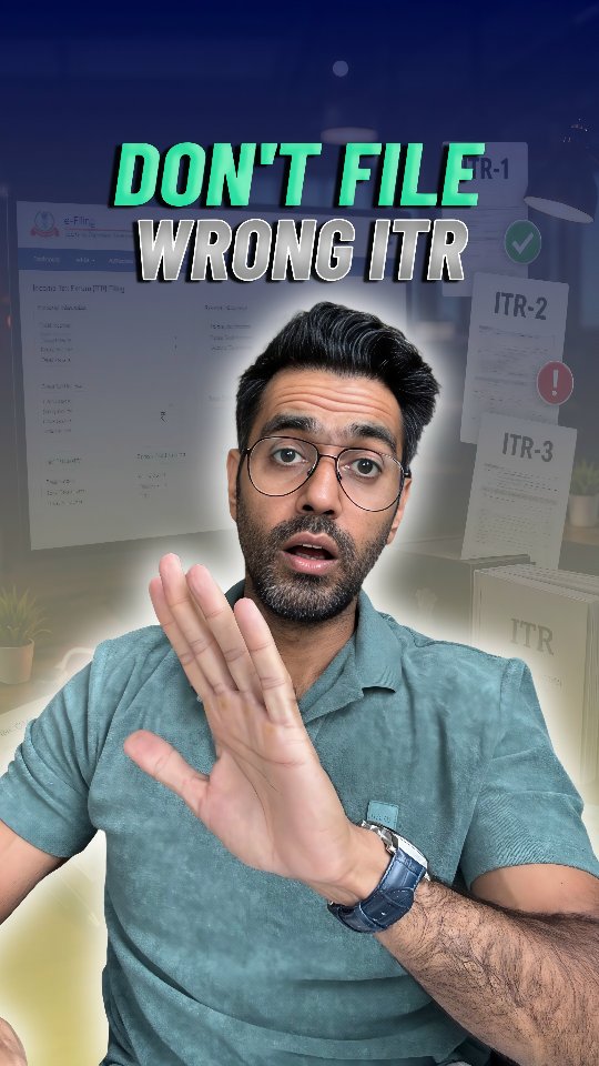 Before filing your ITR, make sure youve picked the right form