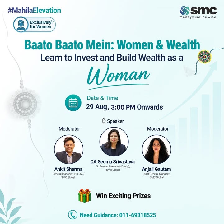  Join Us for a Free Webinar on Learn to Invest Build Wealth as a Women Date Time 29th August 2026...