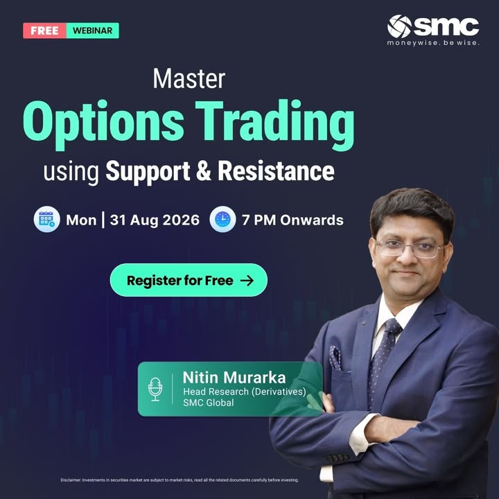  Join Us for a Free Webinar to Master Options Trading using Support Resistance Date Time 31st A...