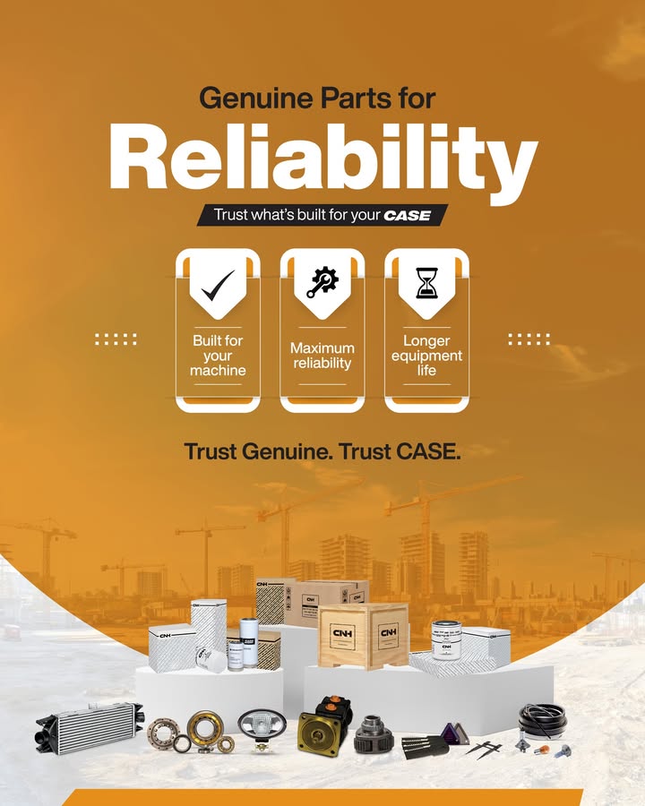Built for Your CASE. Trusted for Performance. Only CASE Genuine Parts deliver the precision, safety, and durability your machine demands. Skip the imitations choose reliability that lasts. CASEConstructionEquipment GenuineParts Built for Your CASE. Trusted for Performance