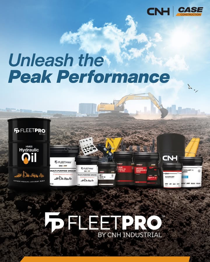 Performance is power and it starts with the right products. Choose FleetPro high quality oils, lubricants parts built to deliver for your CASE machines. CASEConstructionEquipment GenuineParts FleetPro Performance is power and it starts with the right products