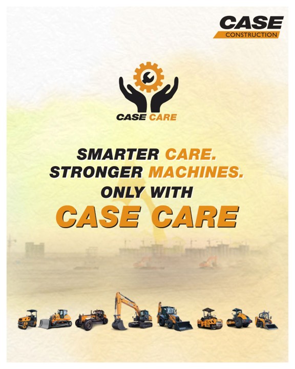 CASE Care packages give you complete aftermarket support saving time, reducing costs, and ensuring peace of mind. CASECare AftermarketSupport smartmaintenance CASE Care packages give you complete aftermarket support saving time, reducing costs, and ensuring peace of mind