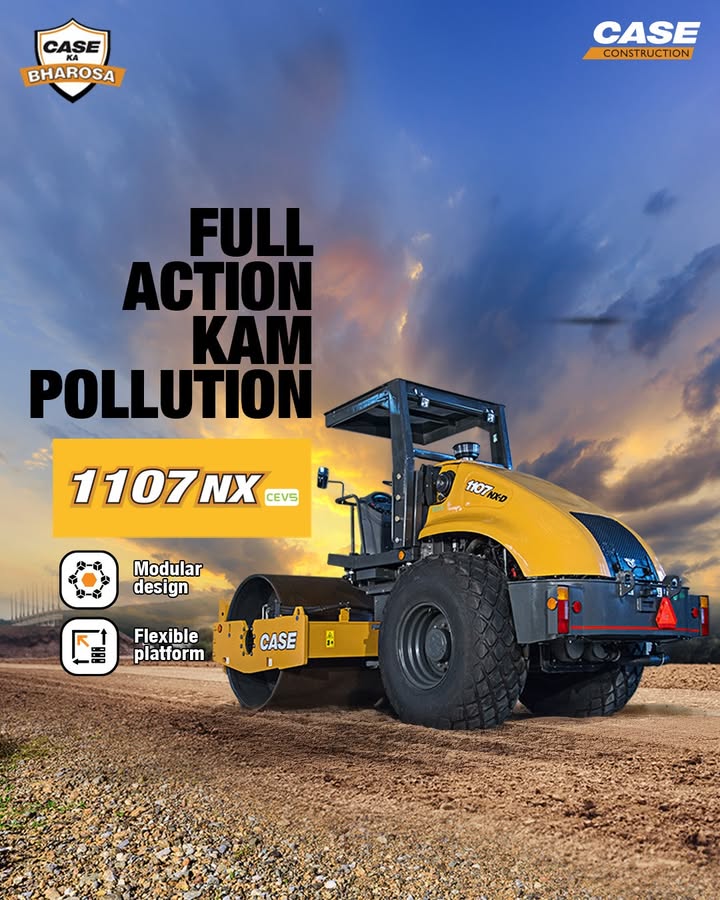 Zyada Performance, Kam Pollution CASE 1107 NX CEV5 naye standards ke saath future ready Power packed perform...