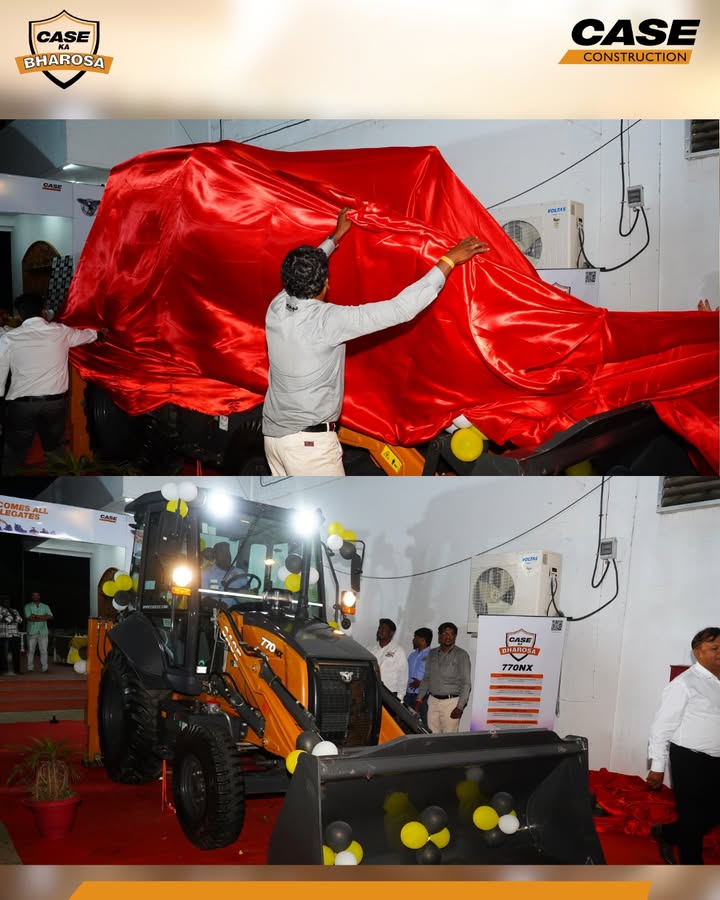 CASE Construction Equipment unveiled its CEV Stage V compliant 770NX Backhoe Loader in Trichy, at our dealership CASEs Trich...