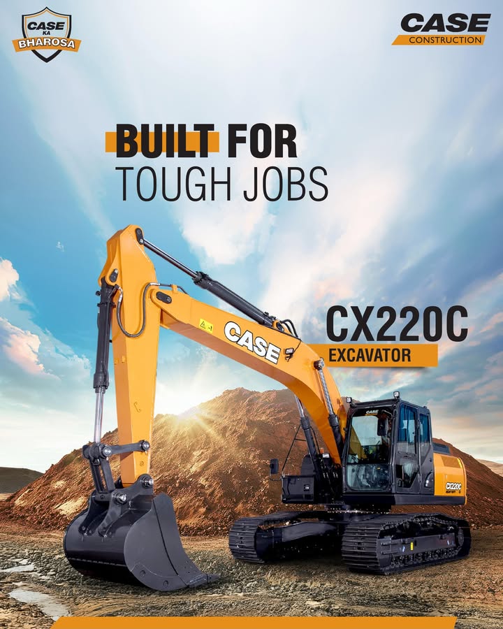 Power. Precision. Performance. The CASE CX220C Excavator built to conquer the toughest terrains with unmatched reliability. CASEConstruction ToughJobs builtformoreae Power. Precision. Performance