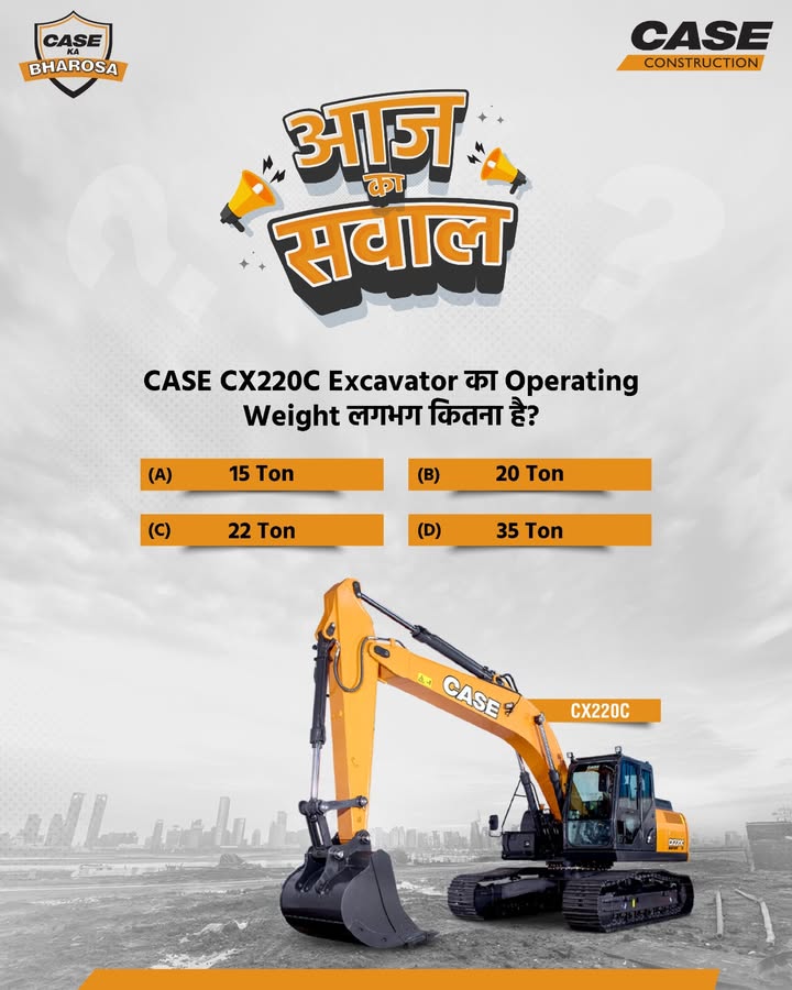  CASE CX220C Excavator Operating Weight ...