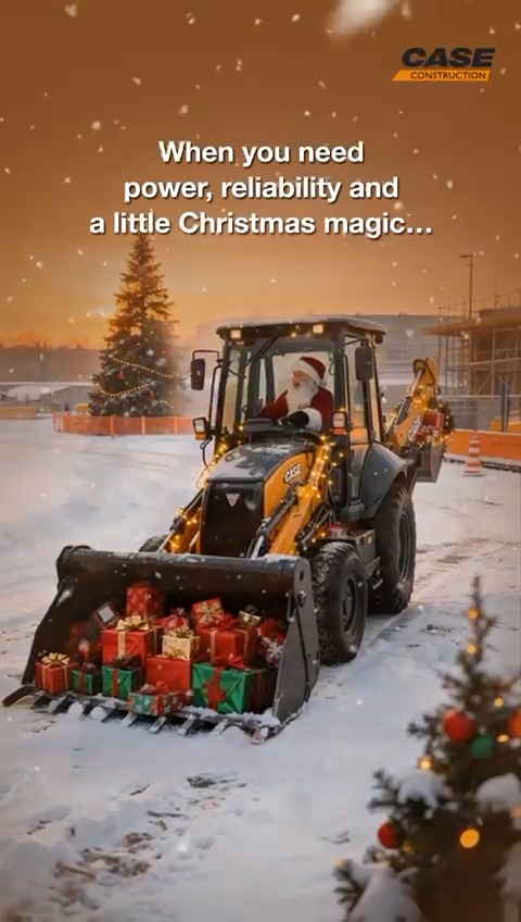 Case Construction Wishes you a Merry Christmas filled with joy, safety, and success