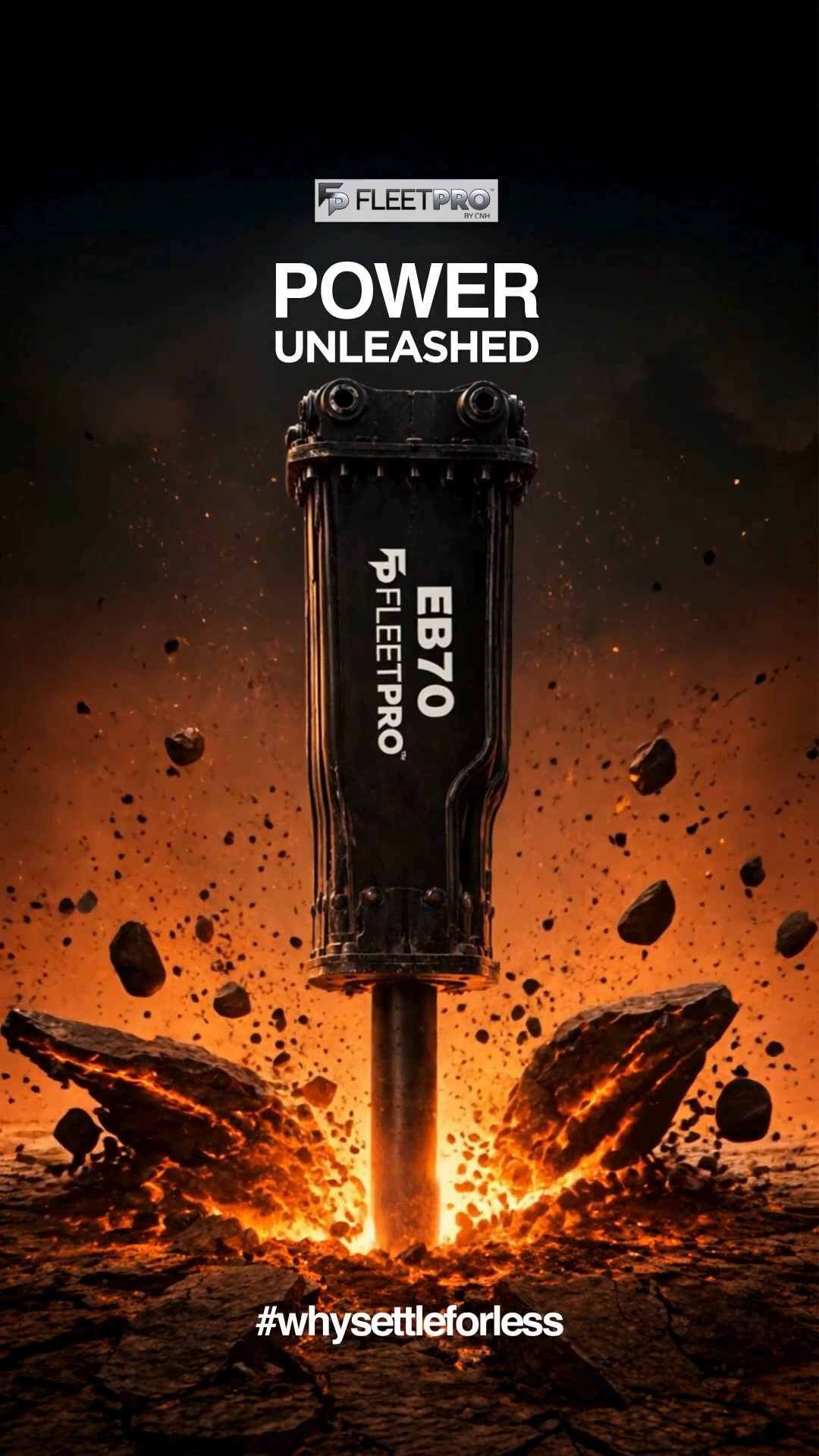 Introducing the new FleetPro EB70 Ready to revolutionize your worksite, Reliable performance, Extended operations, Highe...