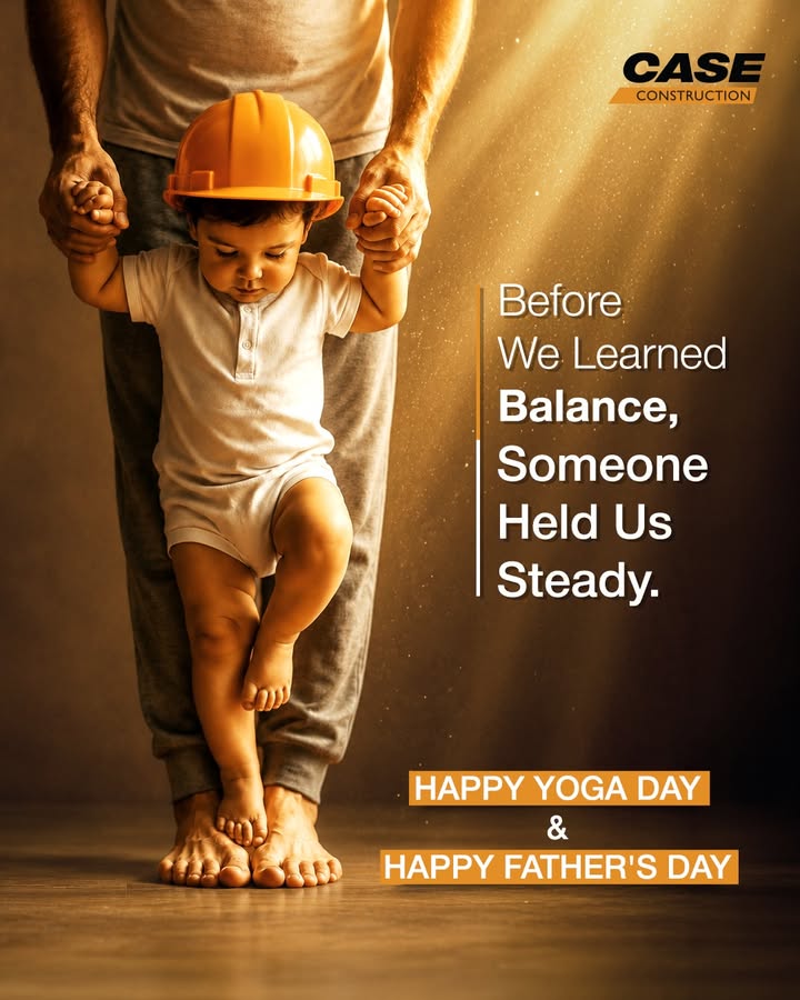 On site or at home, the strongest structures are always built by the best hands. Happy Yoga Day Happy Father s Day