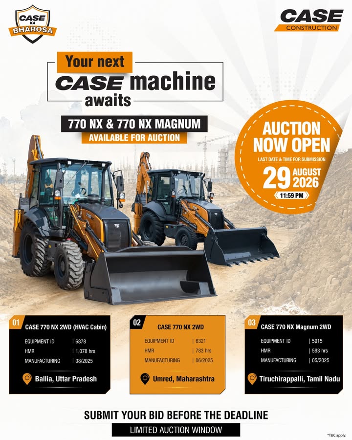 Your next CASE machine is closer than you think. Click to bid now https bit