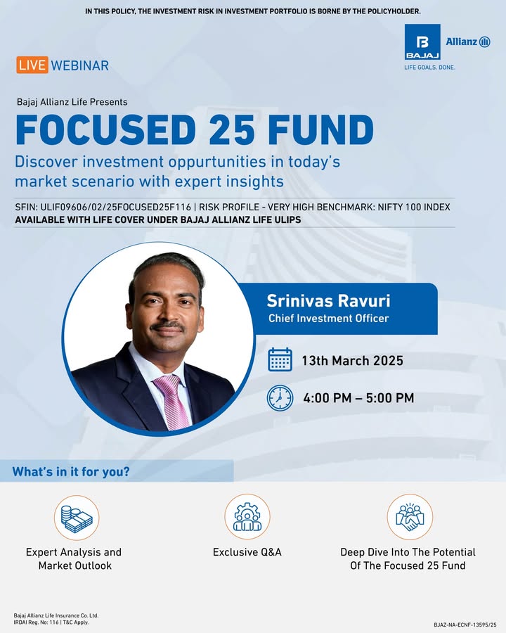 Bajaj Allianz Life presents Focused 25 Fund Join Mr