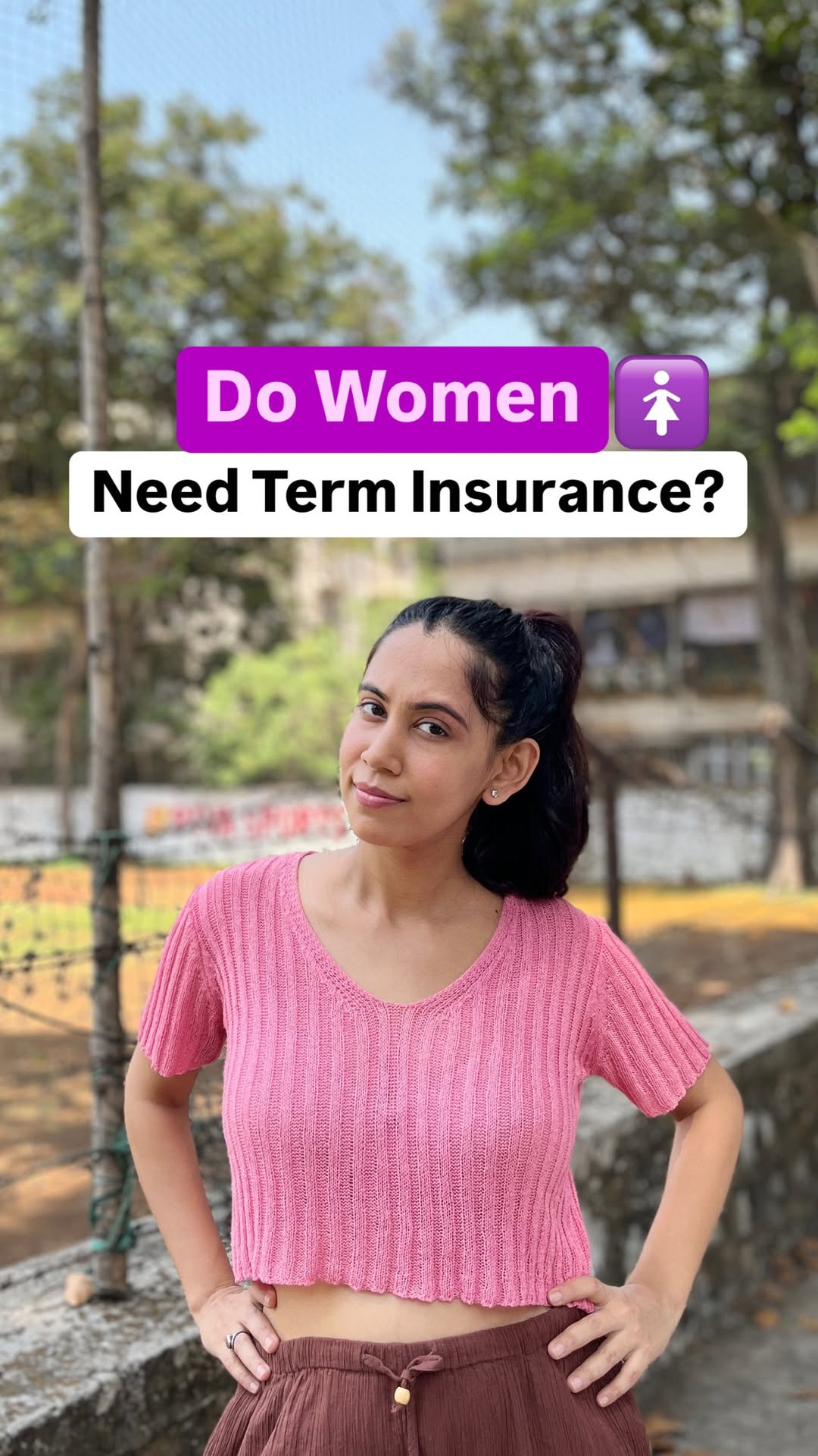 Term insurance is important, Period. Not for one gender but for all