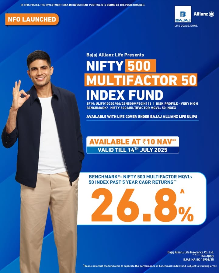 Kick start your investment journey with the Nifty 500 Multifactor 50 Index Fund. Start with just 3,000 month