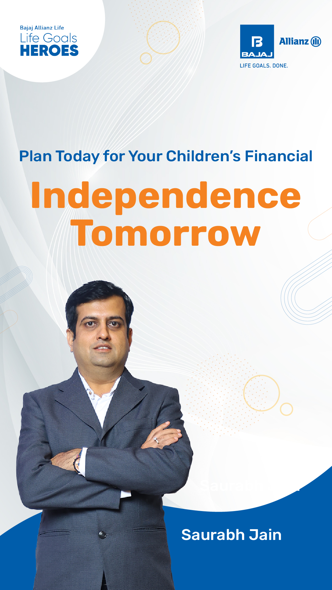 When it comes to securing the financial future, one of our top performing Insurance Consultants, Saurabh Jain from Jalgaon k...