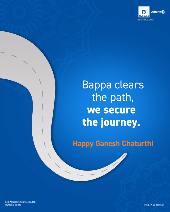 On this Ganesh Chaturthi, may wisdom, prosperity, and financial security be with you and your family