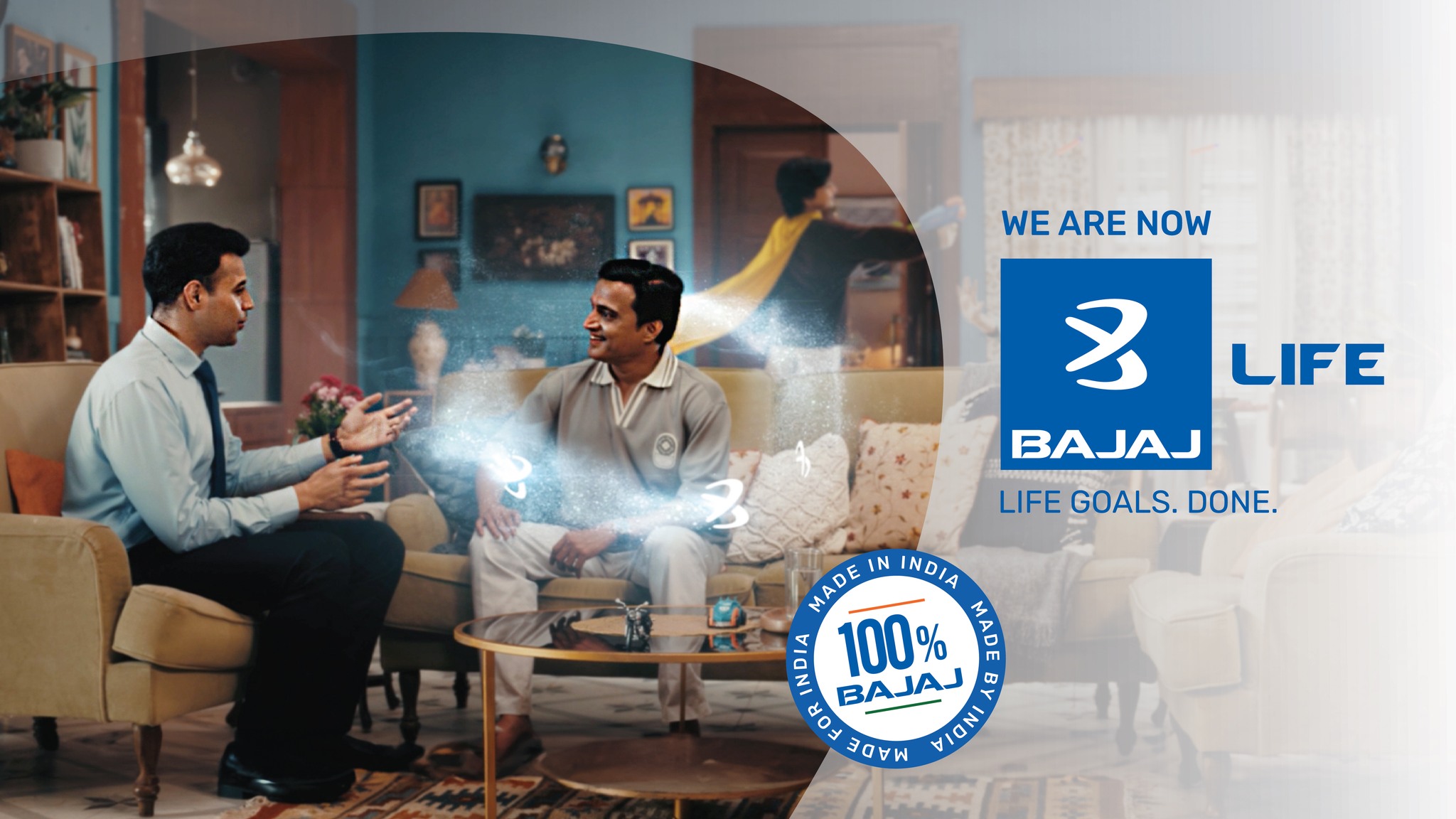 We are now Bajaj Life A new name, same promise to stand by every Indian in their journey towards their life goals