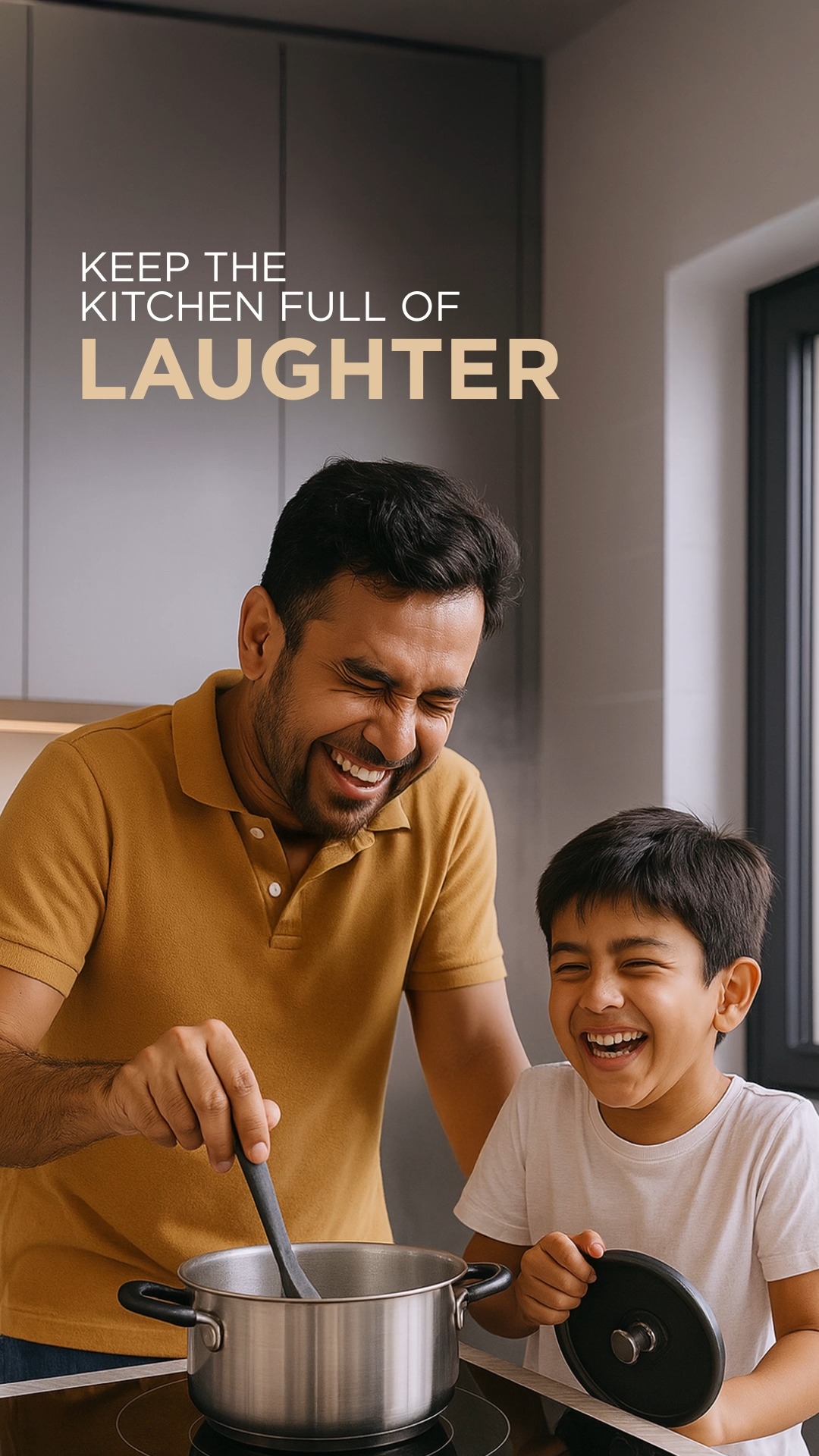 Keep the kitchen filled with stories, giggles, and that secret family recipe not smoke