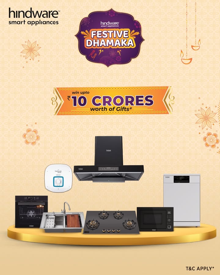 This festive season, shop smart with Hindware and win big Scratch, win assured gifts get a chance to take home prizes wo...
