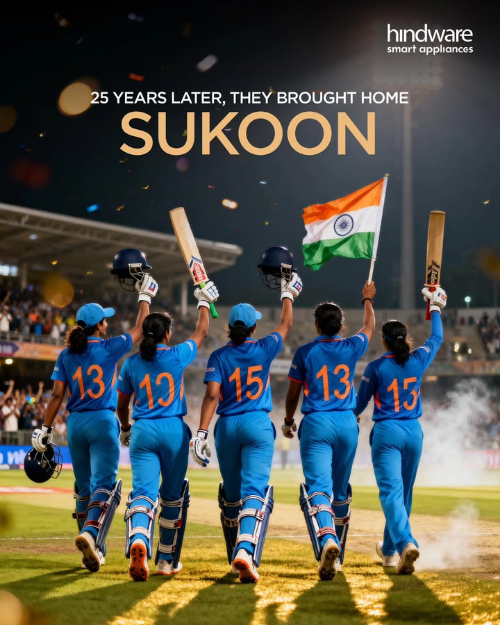 25 years of waiting. One moment of pure Sukoon. Congratulations, the women in blue, you made the nation breathe easy again
