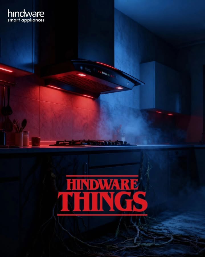 Your kitchen deserves sukoon, not Stranger Things. Choose Hindware Designed for Sukoon