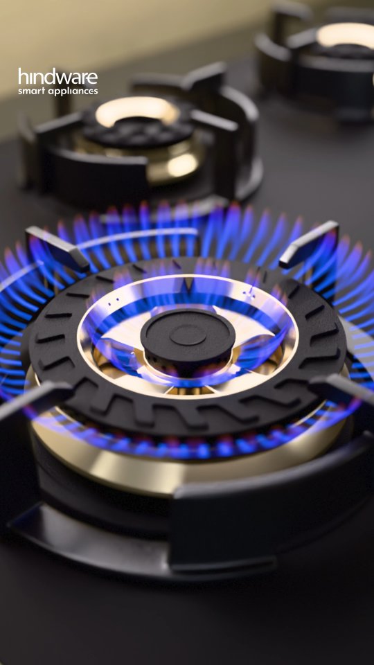 Spills stay in control. Style stays on top. With spill proof concealed brass burners, cleaning is effortless