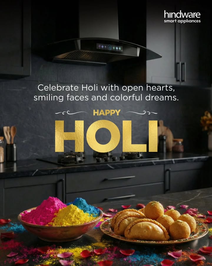 May this Holi fill your home with colours, laughter, togetherness and a little everyday sukoon