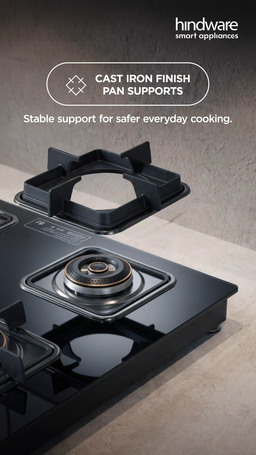 Elevate your everyday cooking with the Hindware Dario 4B Cooktop where thoughtful craftsmanship meets dependable performan...