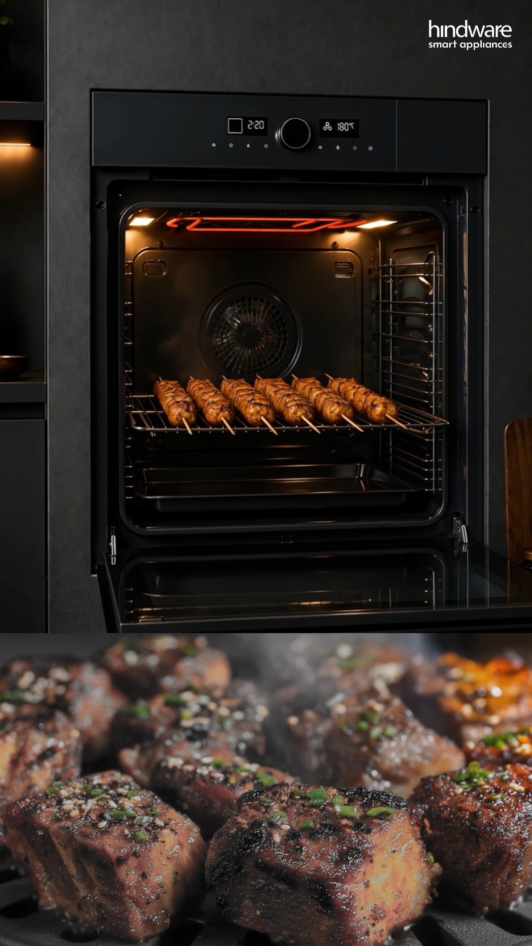 Why choose one way to cook when you can have four The Marcus Oven lets you Steam Bake, Air Fry, Grill, and use Convecti...