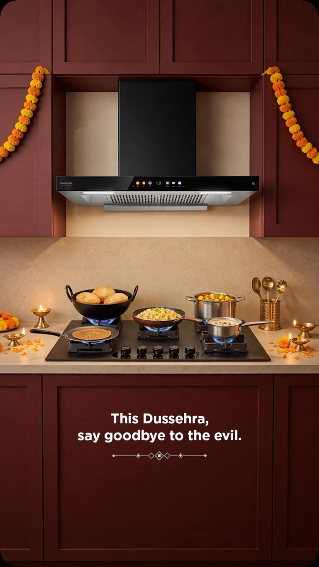 Kitchen smoke Thats one evil that needs to go too From pakoras to halwa, the festive cooking never stops, and neither doe...