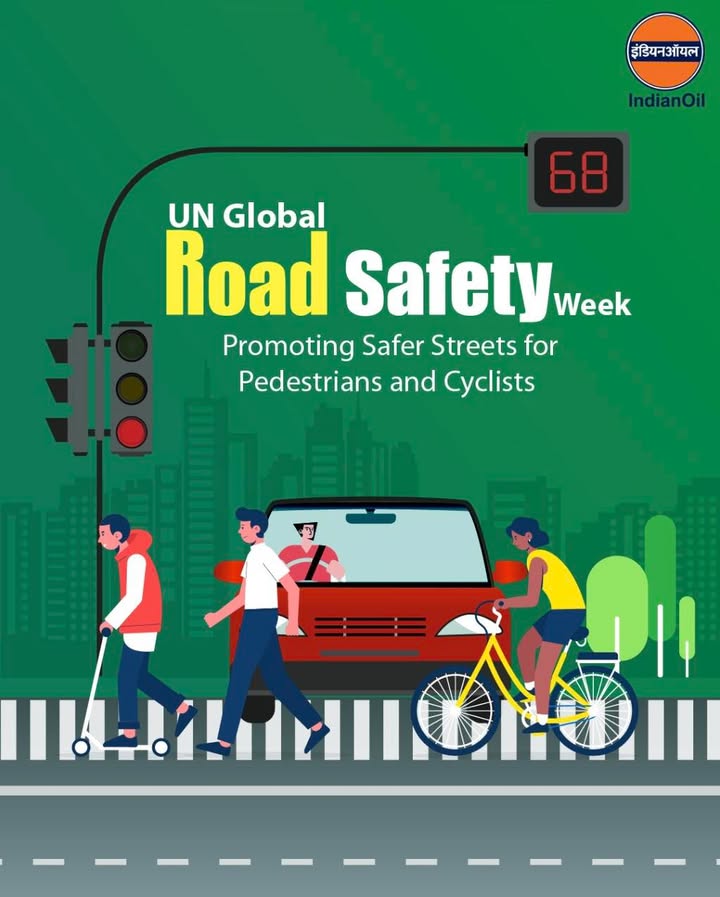 As UN Global Road Safety Week kicks off, IOCL reaffirms our commitment to road safety through awareness campaigns, driver ...
