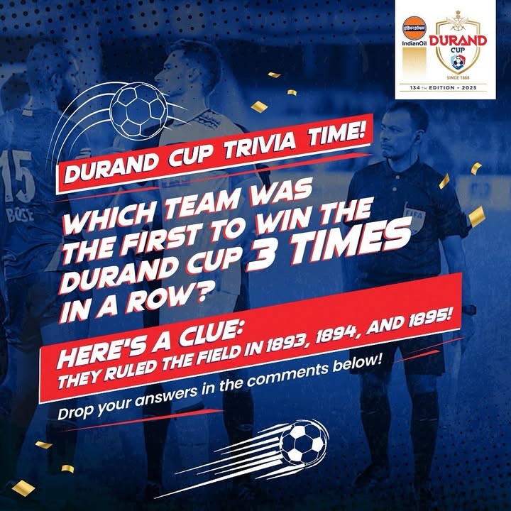One team made history by winning the DurandCup 3 times in a row way back in the 1890s One team made history by winning the DurandCup 3 times in a row way back in the 1890s