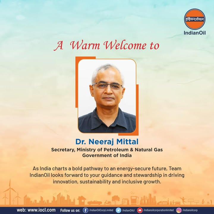 Team IndianOil extends a warm welcome to Dr
