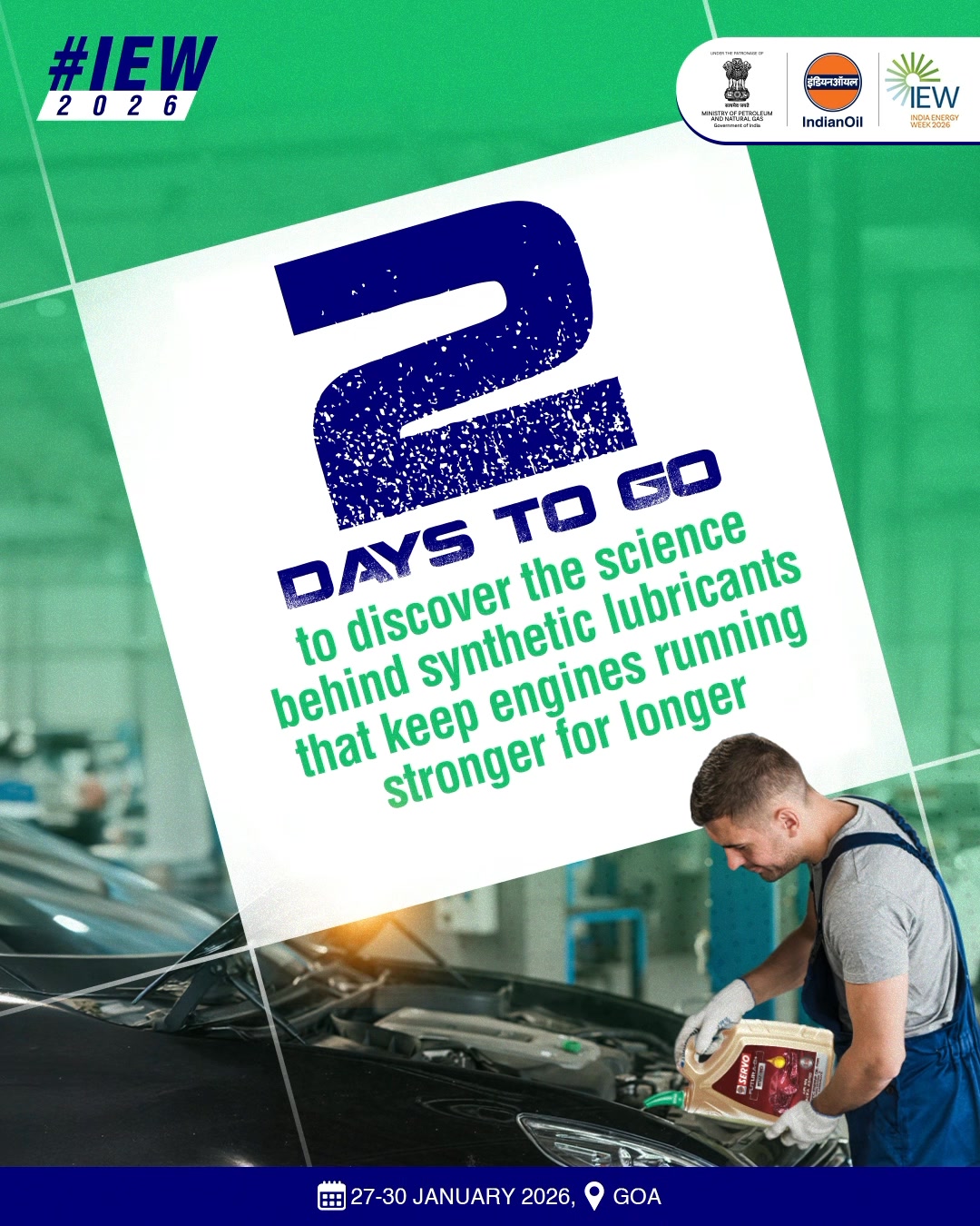 2 Days to Go As innovation takes centre stage, IEW 2026 is set to spotlight the science behind advanced synthetic lubricant...
