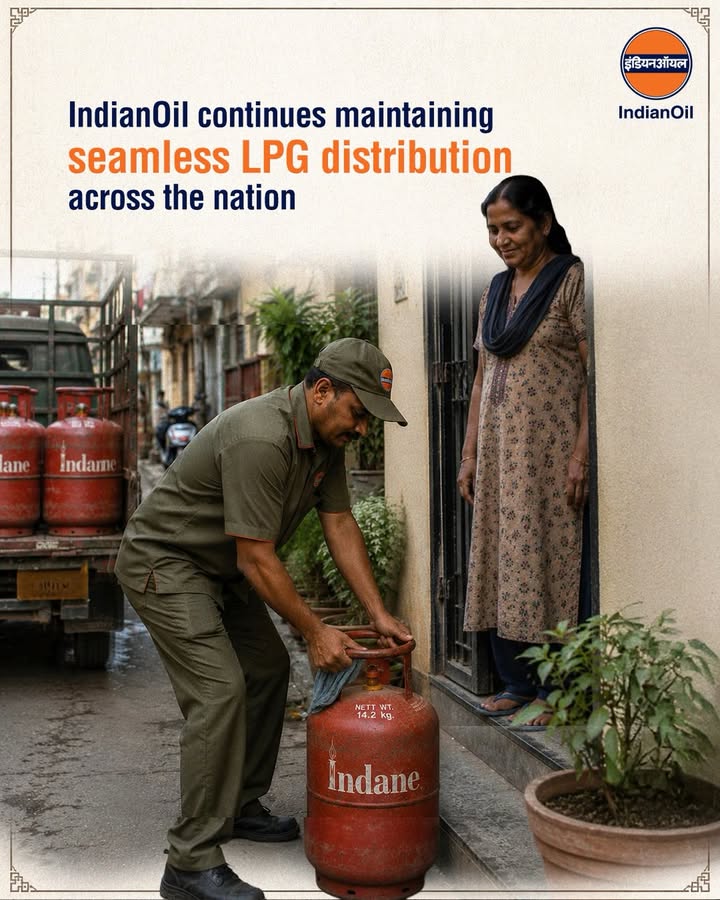 From cities to neighbourhoods, IndianOil continues to maintain seamless LPG distribution across the nation