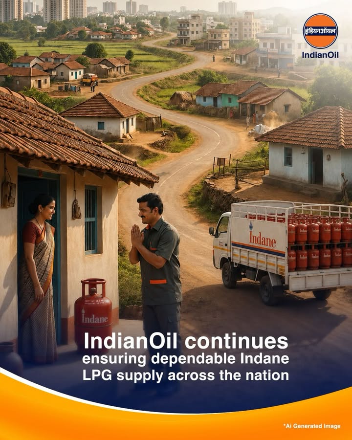 From bustling cities to remote villages, IndianOil continues to ensure dependable Indane LPG supply across the nation