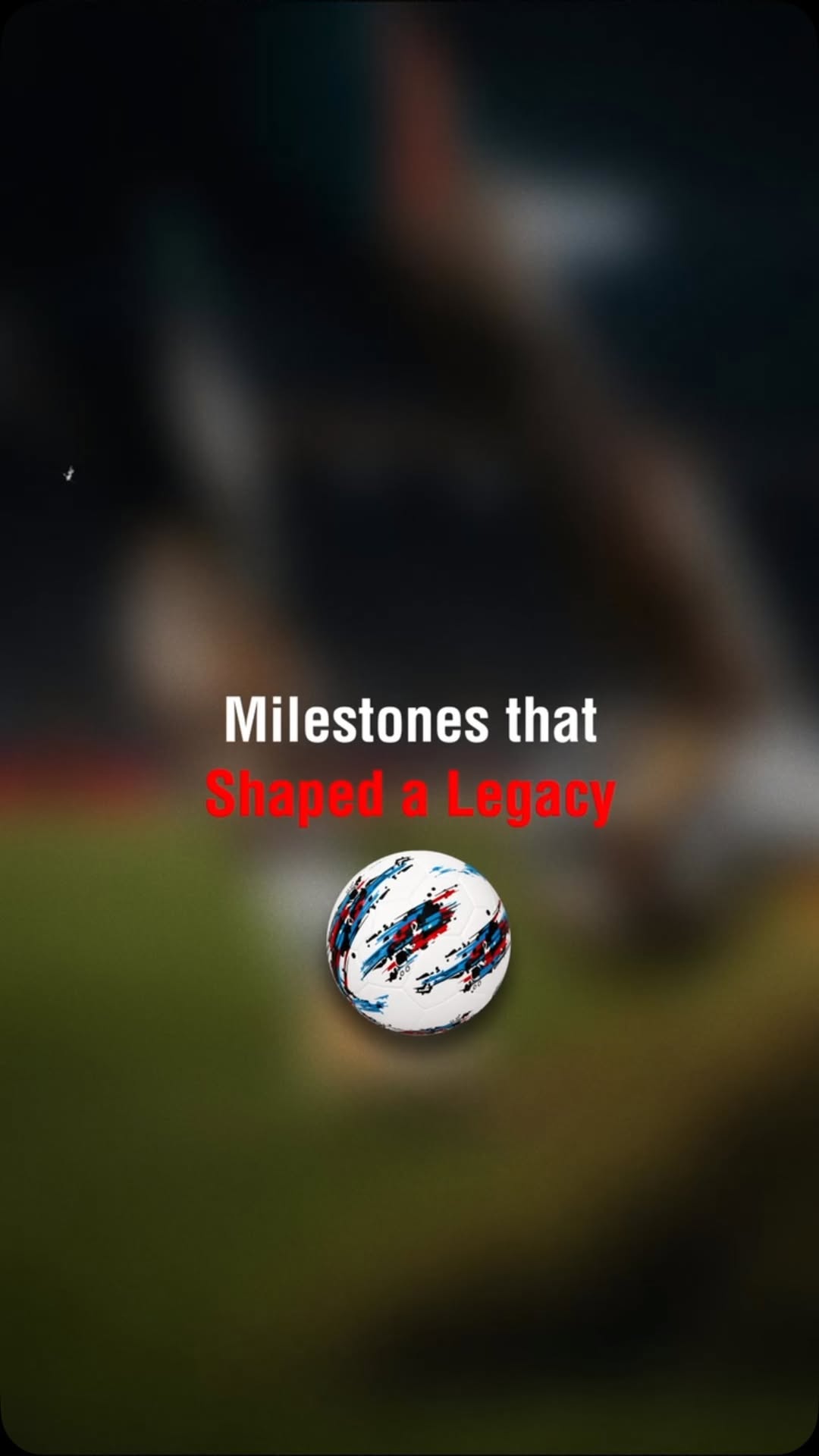 Day 4 Every milestone tells a story. A story of courage on the football field