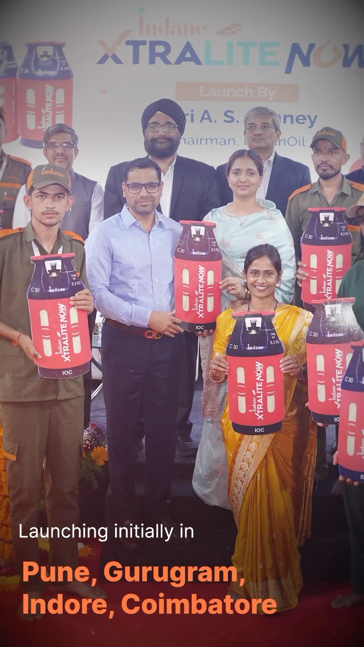 IndianOil has taken another significant step towards redefining LPG customer convenience with the launch of Indane XTRALITE ...
